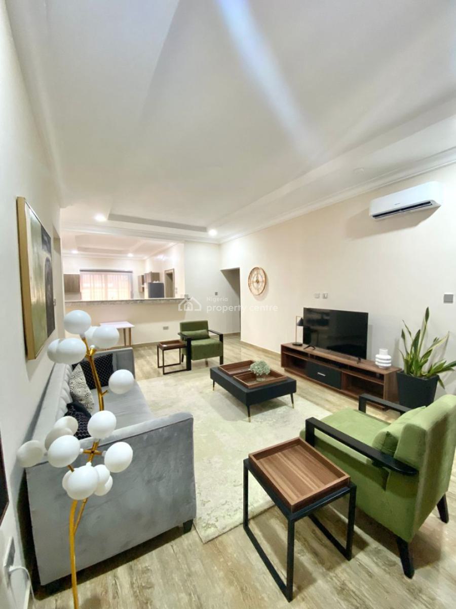 Standard Furnished and Serviced Two Bedroom Apartment with a Bq, Guzape District, Abuja, Flat / Apartment for Rent