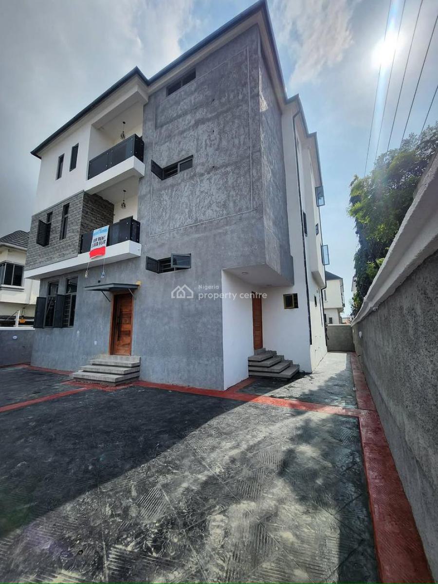 Spacious Brand New 4 Bedroom Detached Duplex with a Bq, Osapa, Lekki, Lagos, Detached Duplex for Rent