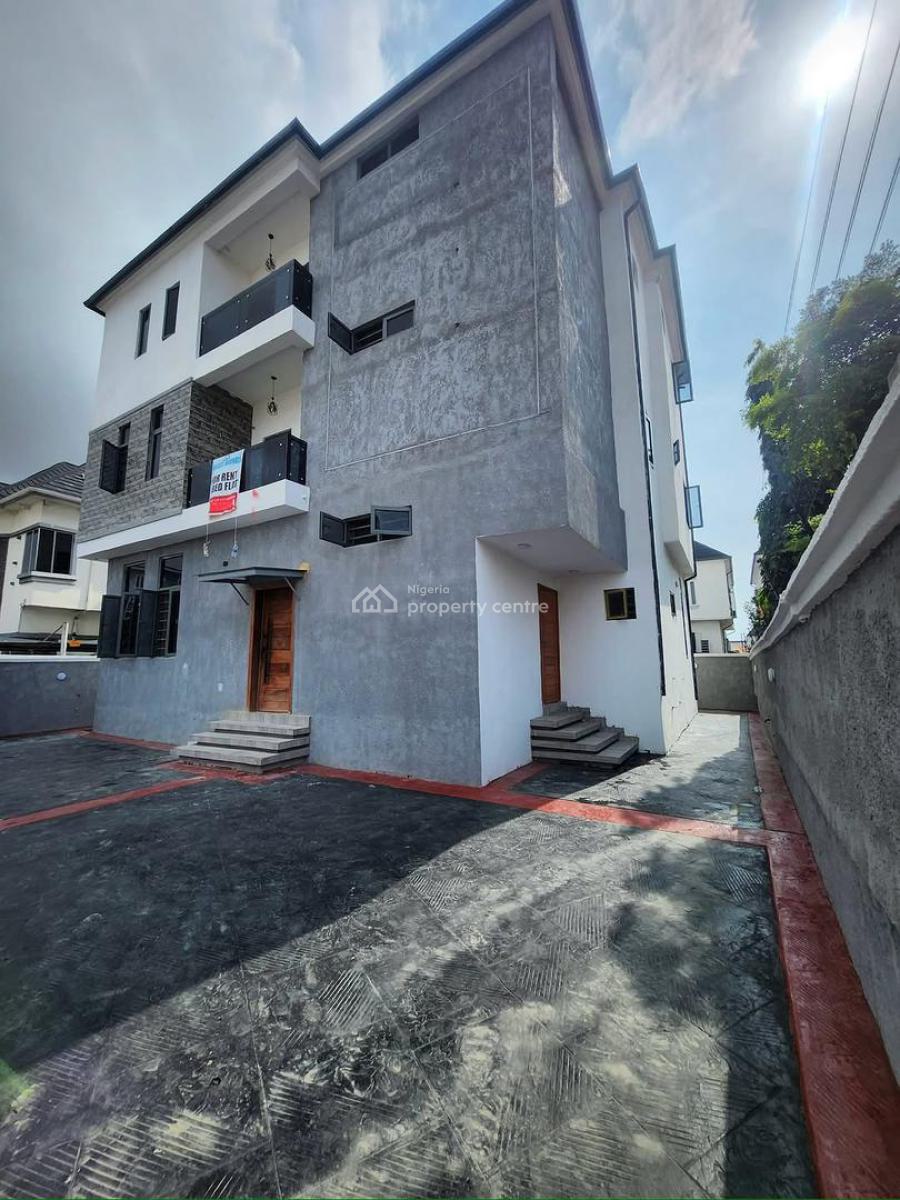 Spacious Brand New 4 Bedroom Detached Duplex with a Bq, Osapa, Lekki, Lagos, Detached Duplex for Rent