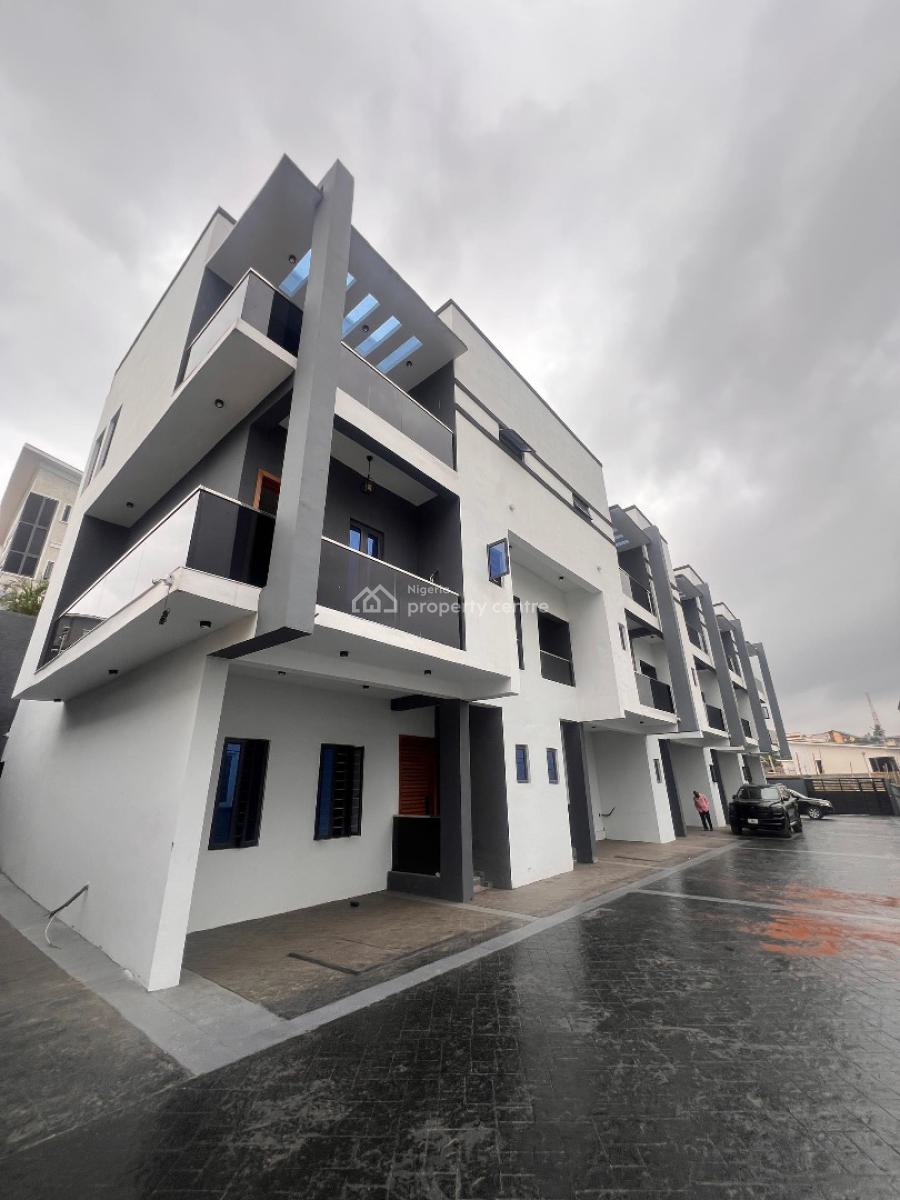 4 Bedroom Terraced Duplex with Bq, Opebi, Ikeja, Lagos, Terraced Duplex for Sale