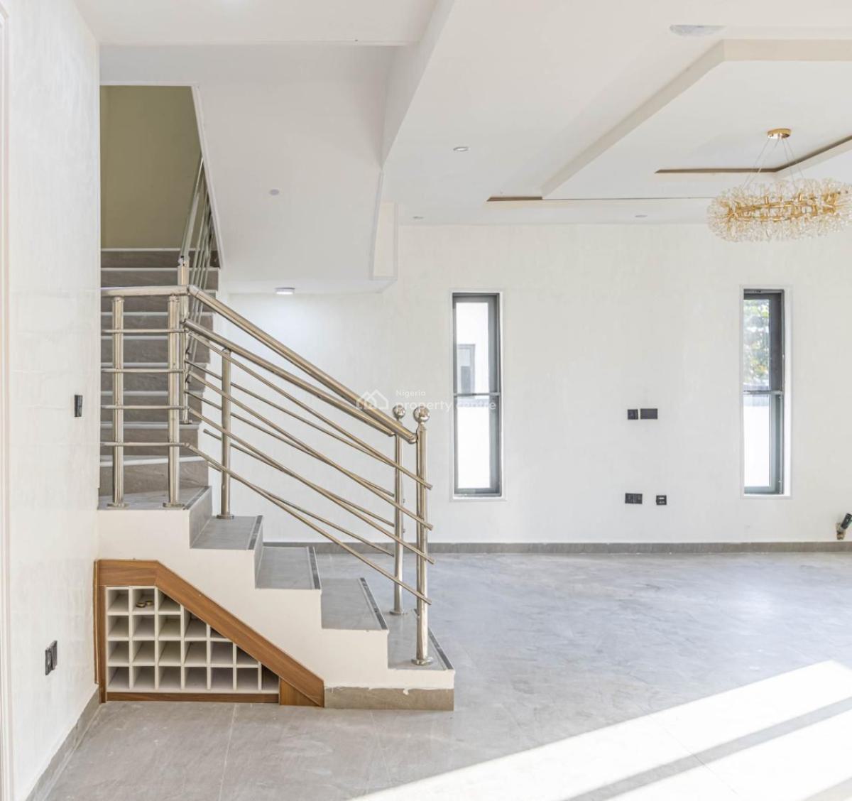 Partially Furnished Self Service 4bedroom Semi Detached Duplex, Conservative Road Chevron, Lekki, Lagos, Semi-detached Duplex for Rent