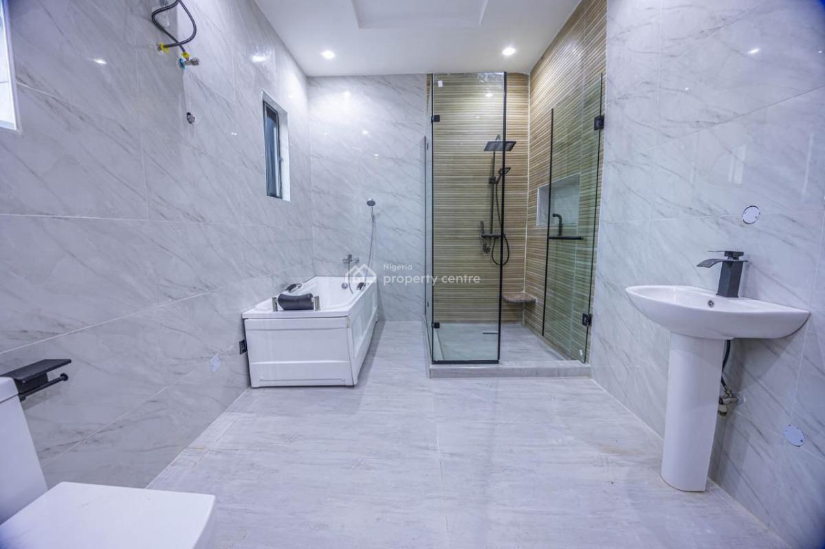 Partially Furnished Self Service 4bedroom Semi Detached Duplex, Conservative Road Chevron, Lekki, Lagos, Semi-detached Duplex for Rent