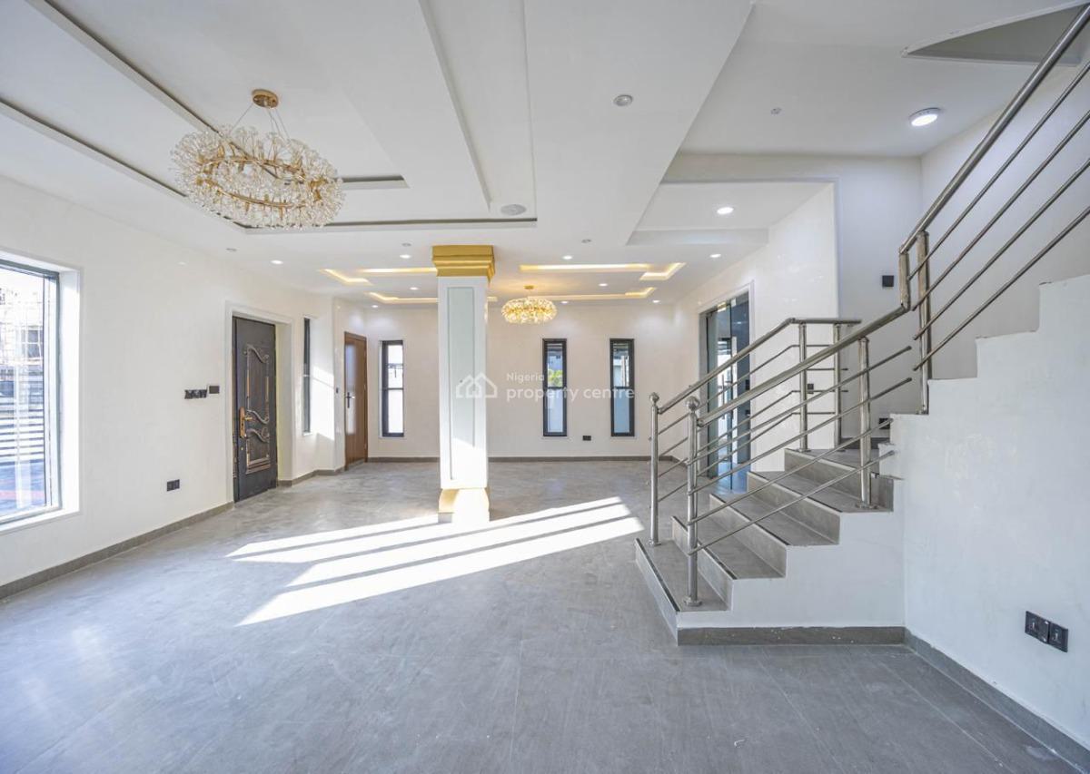 Partially Furnished Self Service 4bedroom Semi Detached Duplex, Conservative Road Chevron, Lekki, Lagos, Semi-detached Duplex for Rent