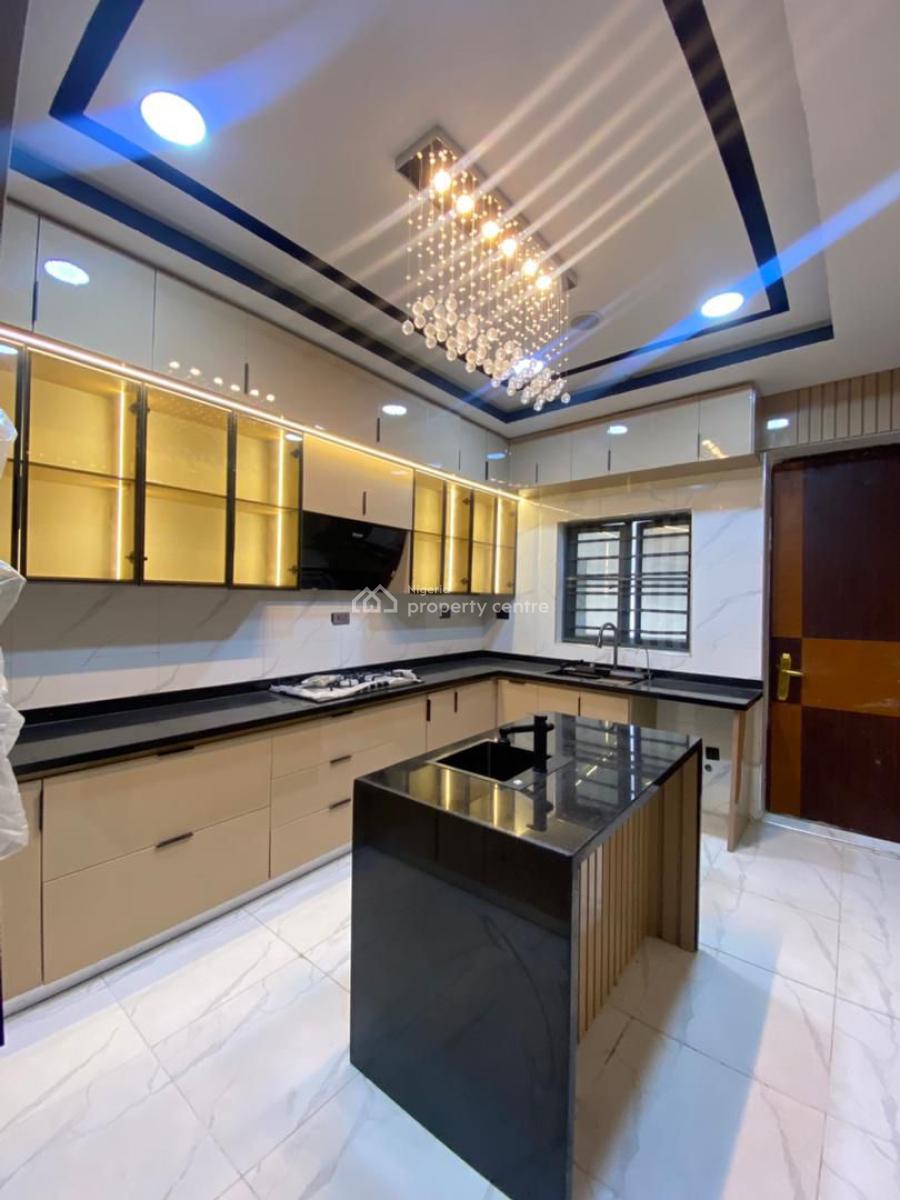 a Well Crafted 5 Bedroom Fully Detached Duplex with Bq & Open Rooftop, Close Proximity to Atlantic Mall, Chevron Drive, Chevron, Lekki, Lagos, Detached Duplex for Sale