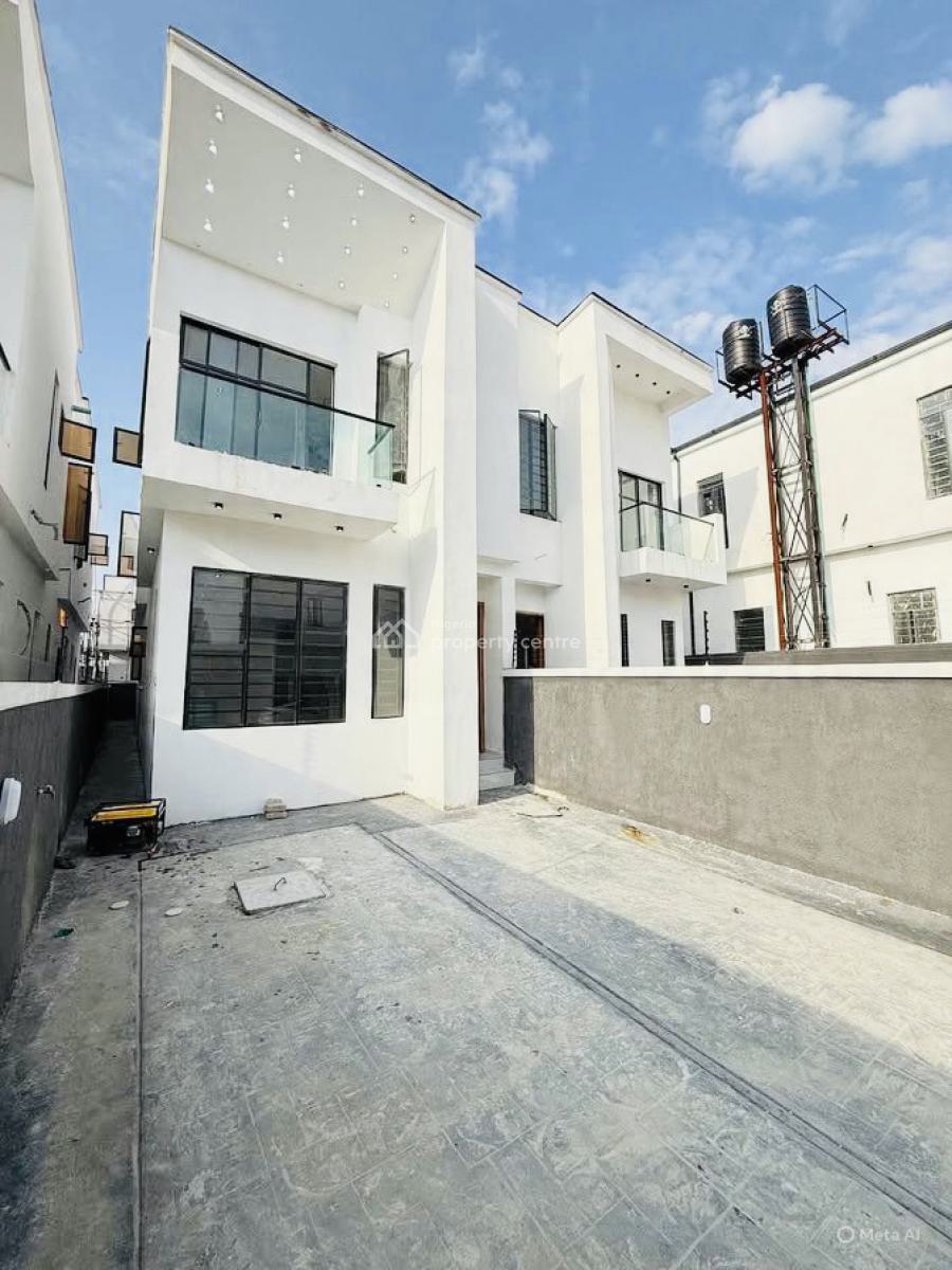 Contemporary 4 Bedroom Semi Detached Duplex with Bq, Ikota, Lekki, Lagos, Semi-detached Duplex for Sale
