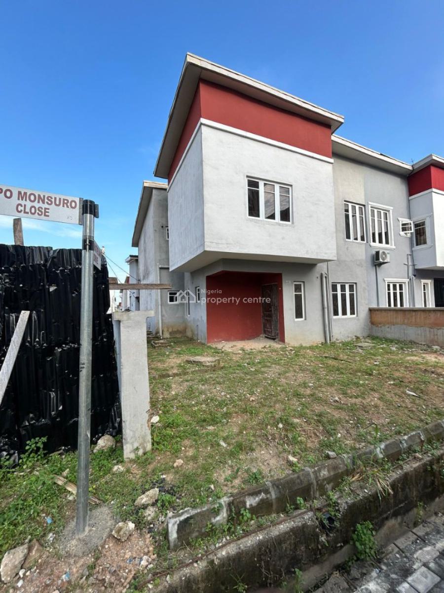 Carcass 3 Bedroom Terrace Duplex with Bq, Sterling Heights Off Davies Street, Kosofe,, Ketu, Lagos, Terraced Duplex for Sale