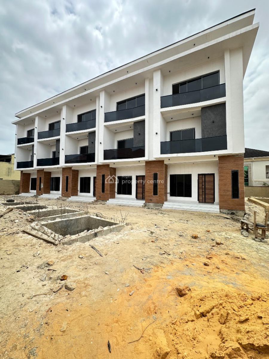 Contemporary 4 Bedroom Terraced Home, Now 100% Finished, Lekki Phase 1, Lekki, Lagos, Terraced Duplex for Sale