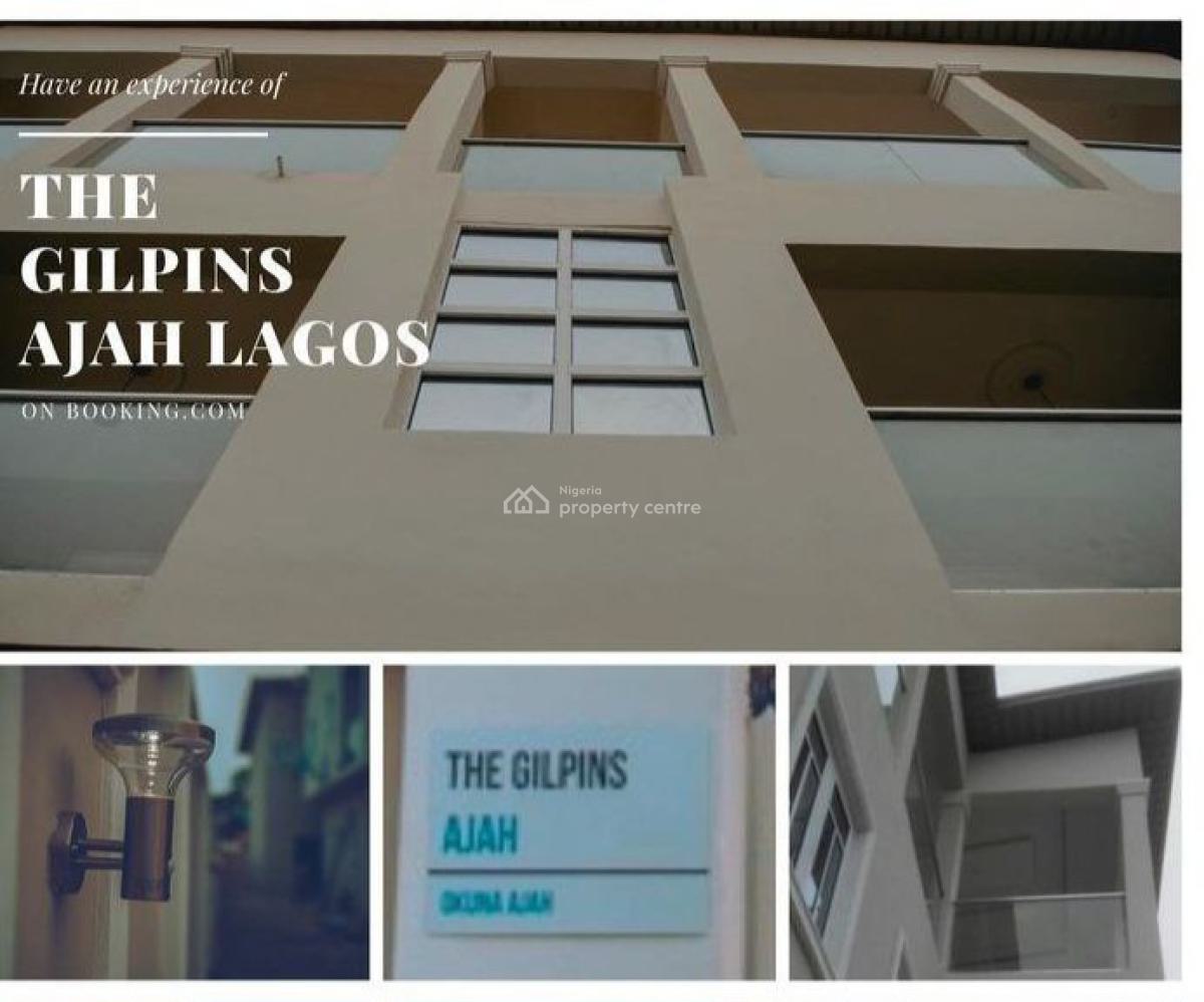 Fully Furnished & Serviced One-bedroom Pent-apartments, The Gilpins, Wale Alimi, Opposite Atican Beach Resort, Okun-ajah, Ajah, Lagos, Mini Flat (room and Parlour) for Rent