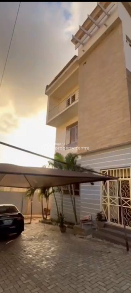a Very Good Spacious 4-bedroom Terrace Duplex + 1 Bq, After H-medix Supermarket. ( Video of The House Is Attached ), Guzape District, Abuja, Terraced Duplex for Rent