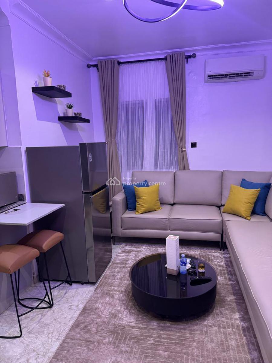 a Furnished & Serviced 1 Bedroom  Apartment, Parkview, Ikoyi, Lagos, Mini Flat (room and Parlour) for Rent