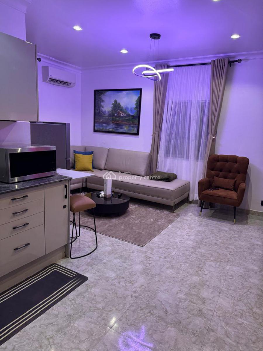 a Furnished & Serviced 1 Bedroom  Apartment, Parkview, Ikoyi, Lagos, Mini Flat (room and Parlour) for Rent