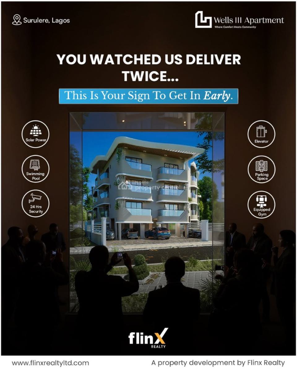 Discounted Off-plan Studio & 1bedroom Apartment  in Surulere, Ikate, Surulere, Lagos, Flat / Apartment for Sale