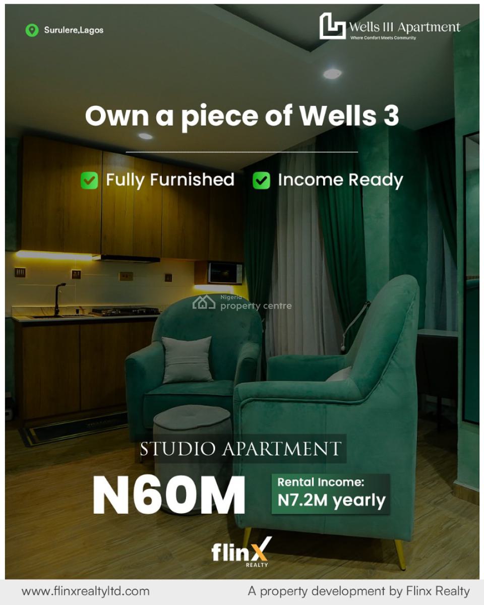 Discounted Off-plan 1 Bedroom Apartment, Itire-ikate, Surulere, Lagos, Flat / Apartment for Sale