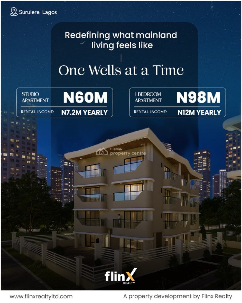 Discounted Off-plan 1 Bedroom Apartment, Itire-ikate, Surulere, Lagos, Flat / Apartment for Sale