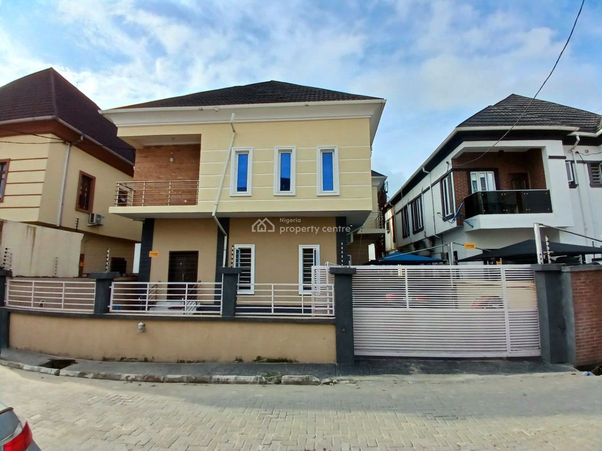 4 Bedroom Unfurnished Fully-detached Duplex with Bq., Ikota, Lekki, Lagos, Detached Duplex for Sale
