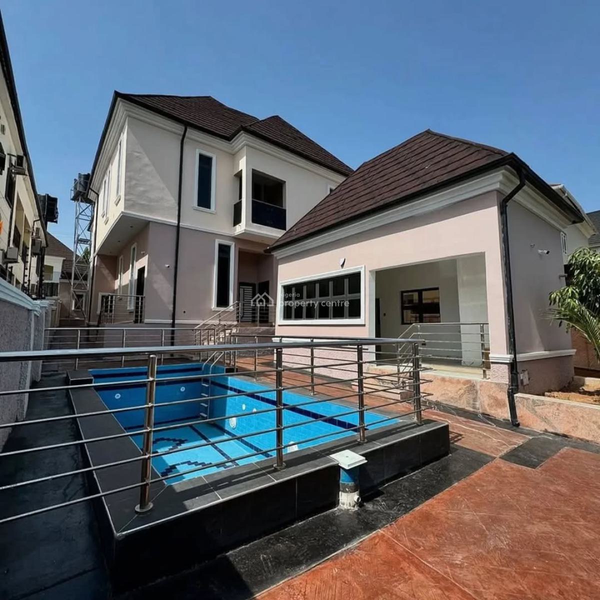 Luxury Finished 5 Bedroom Fully Detached Duplex with Bq, Pool Availabl, App Resettlement Main Abuja, Apo Resettlement, Apo, Abuja, Detached Duplex for Sale