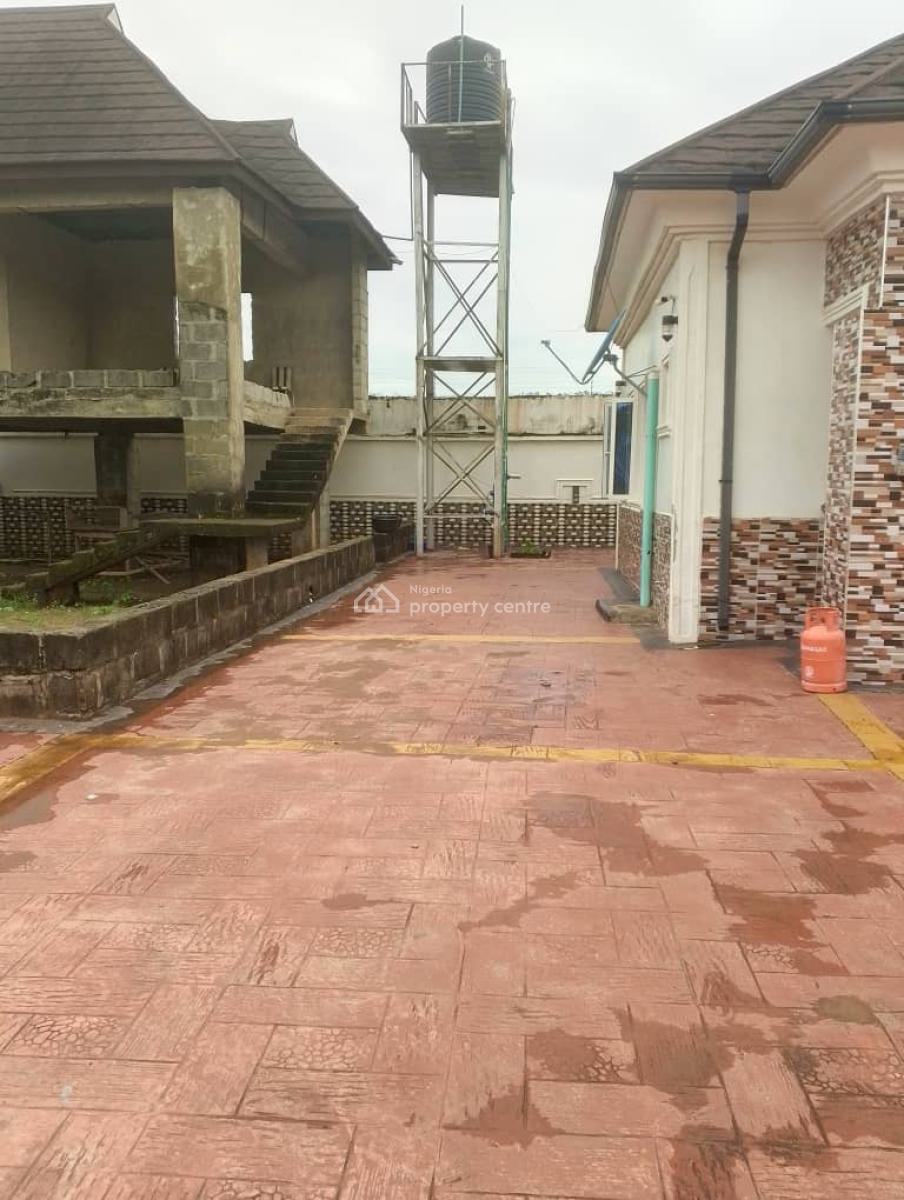 Modern 4 Bedroom Bungalow with a Storey Building on 900sqm of Land, Ginti Igbe Road, Close to The Main Road, Ikorodu, Lagos, Block of Flats for Sale
