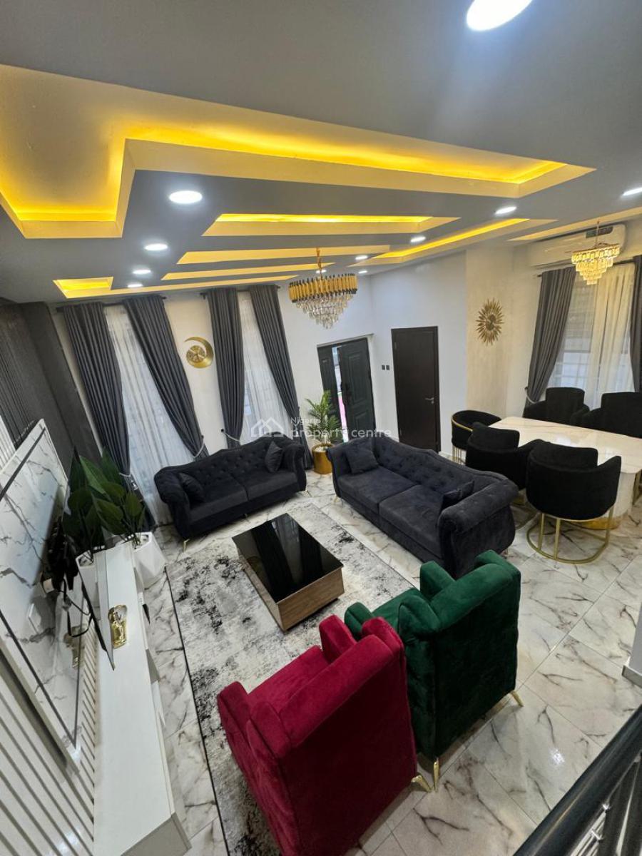 4 Bedroom Semi-detached Duplex, Lekki Palm City, Ajah, Lagos, Semi-detached Duplex Short Let