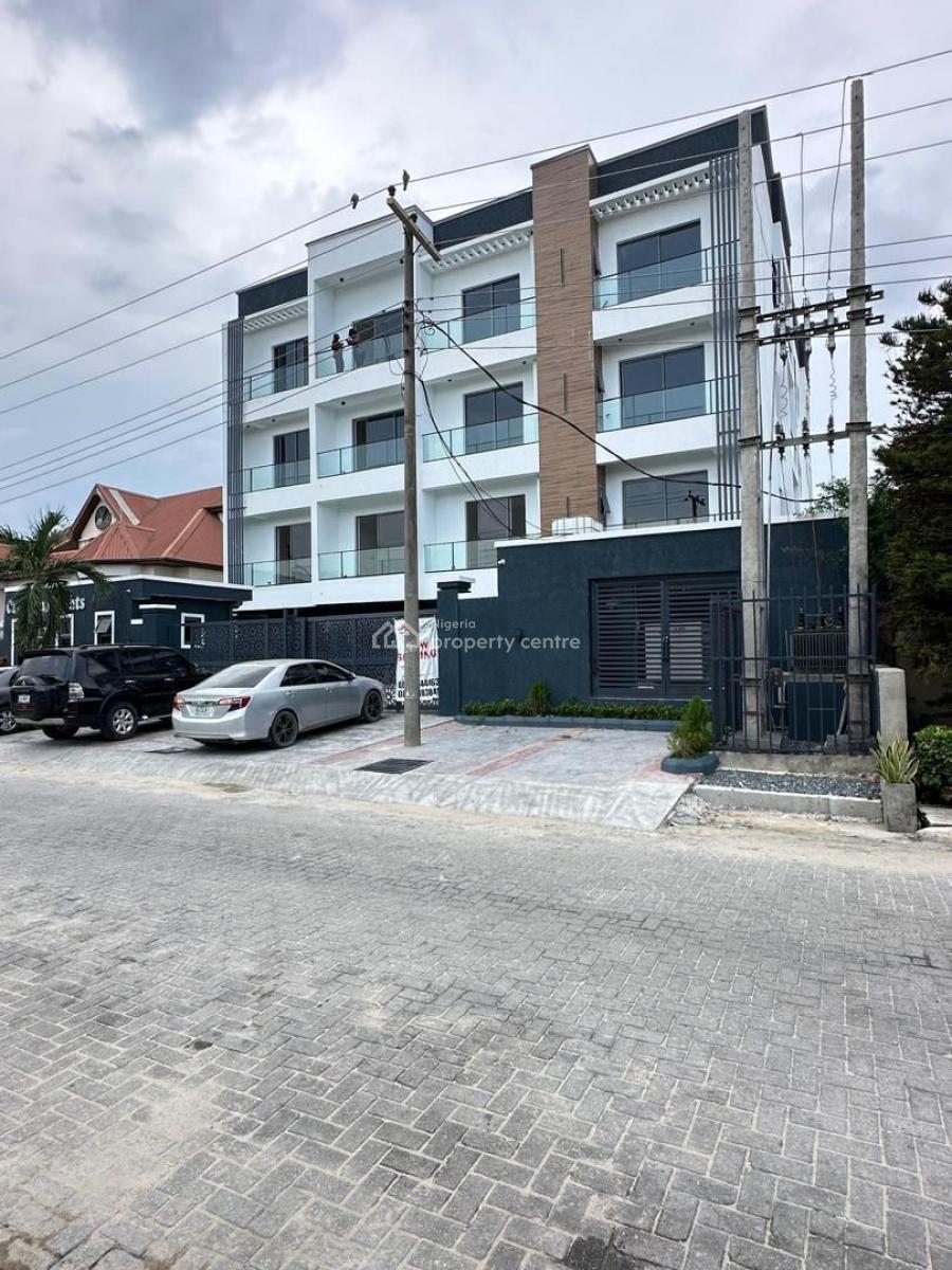 Lovely 3 Bedroom Apartment with Communal Swimming Pool and an Elevator, Lekki Phase 1, Lekki, Lagos, Block of Flats for Sale