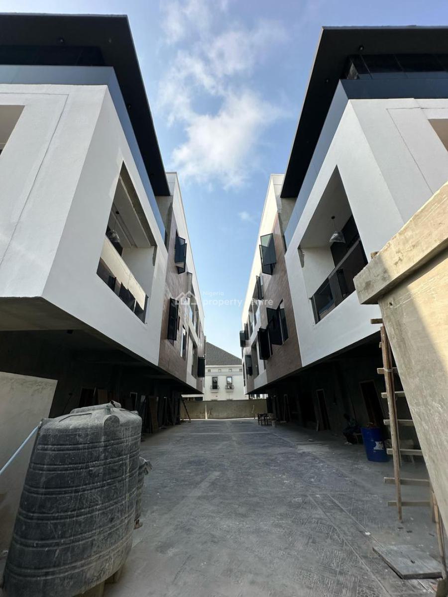 Fully Service & Newly Built 4 Bedroom Terrace Duplex with Bq and Fitted Kitchen, Lekki Phase 1, Lekki, Lagos, Terraced Duplex for Sale