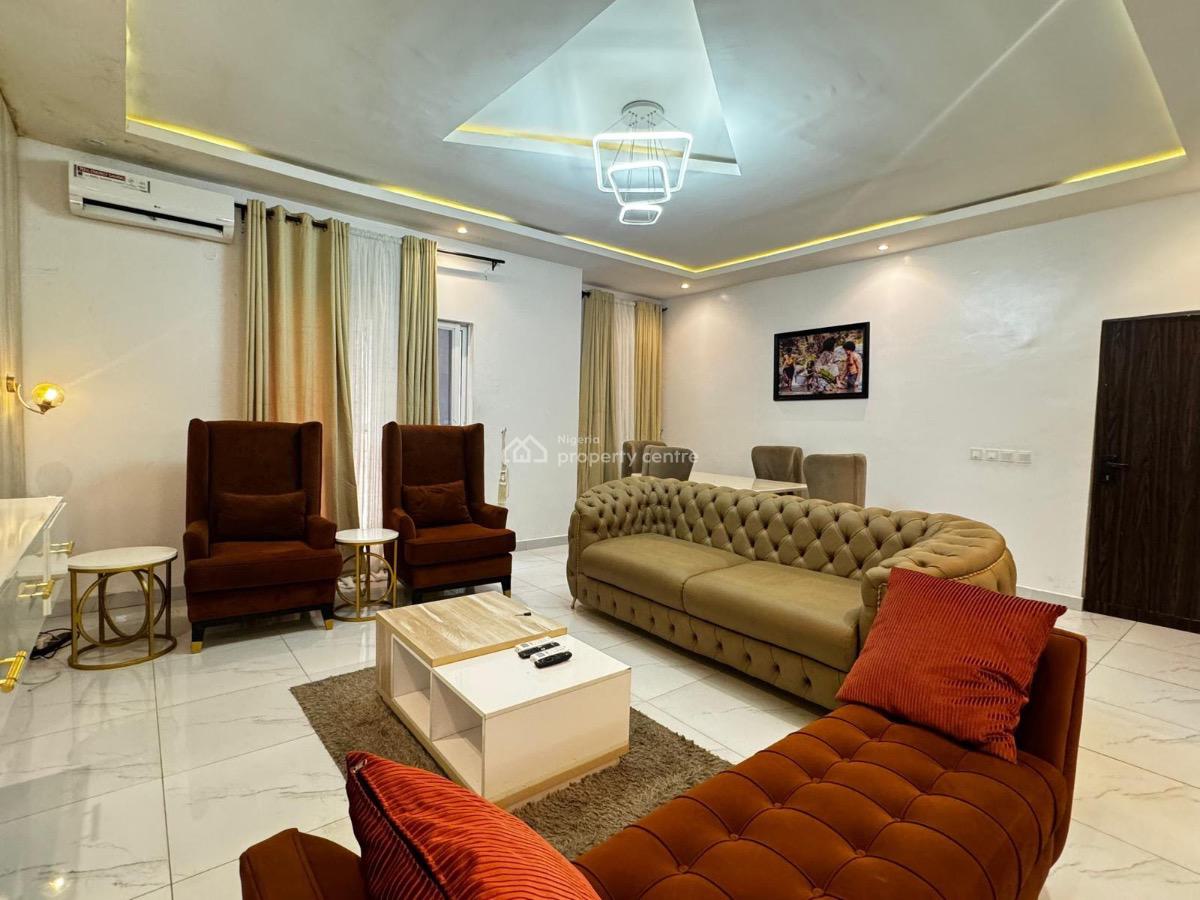 Beautifully Furnished 2-bedroom Apartment with Bq + Snooker Board, Meadow Hall Road, Lekki Phase 1, Lekki, Lagos, Flat / Apartment for Rent