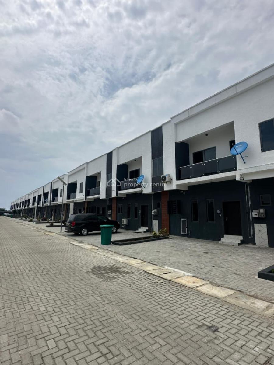Modern Home 3 Bedroom Terraced Duplex with Solar, Sangotedo, Ajah, Lagos, Terraced Duplex for Sale