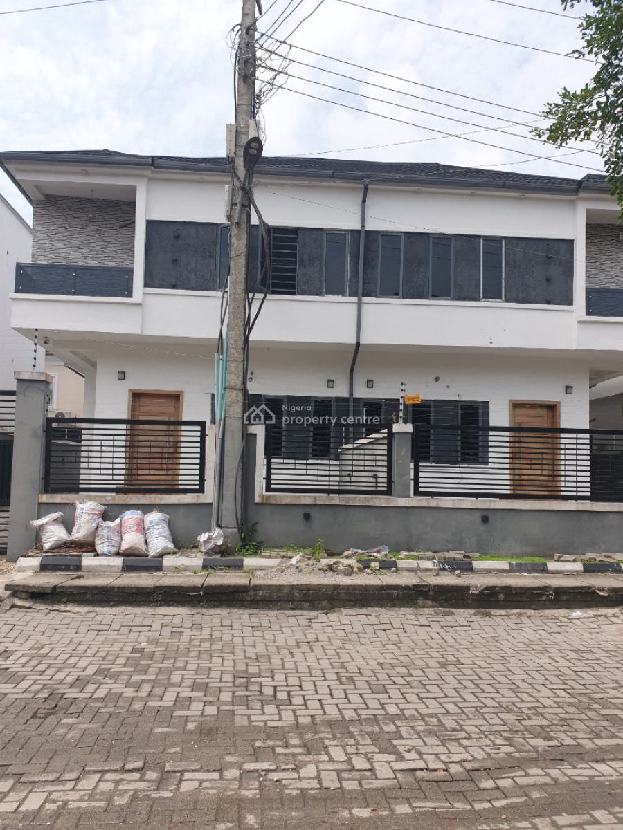 Spacious 4 Bedroom Semi Detached Duplex with Bq, Idado Estate, Lekki, Lagos, House for Rent