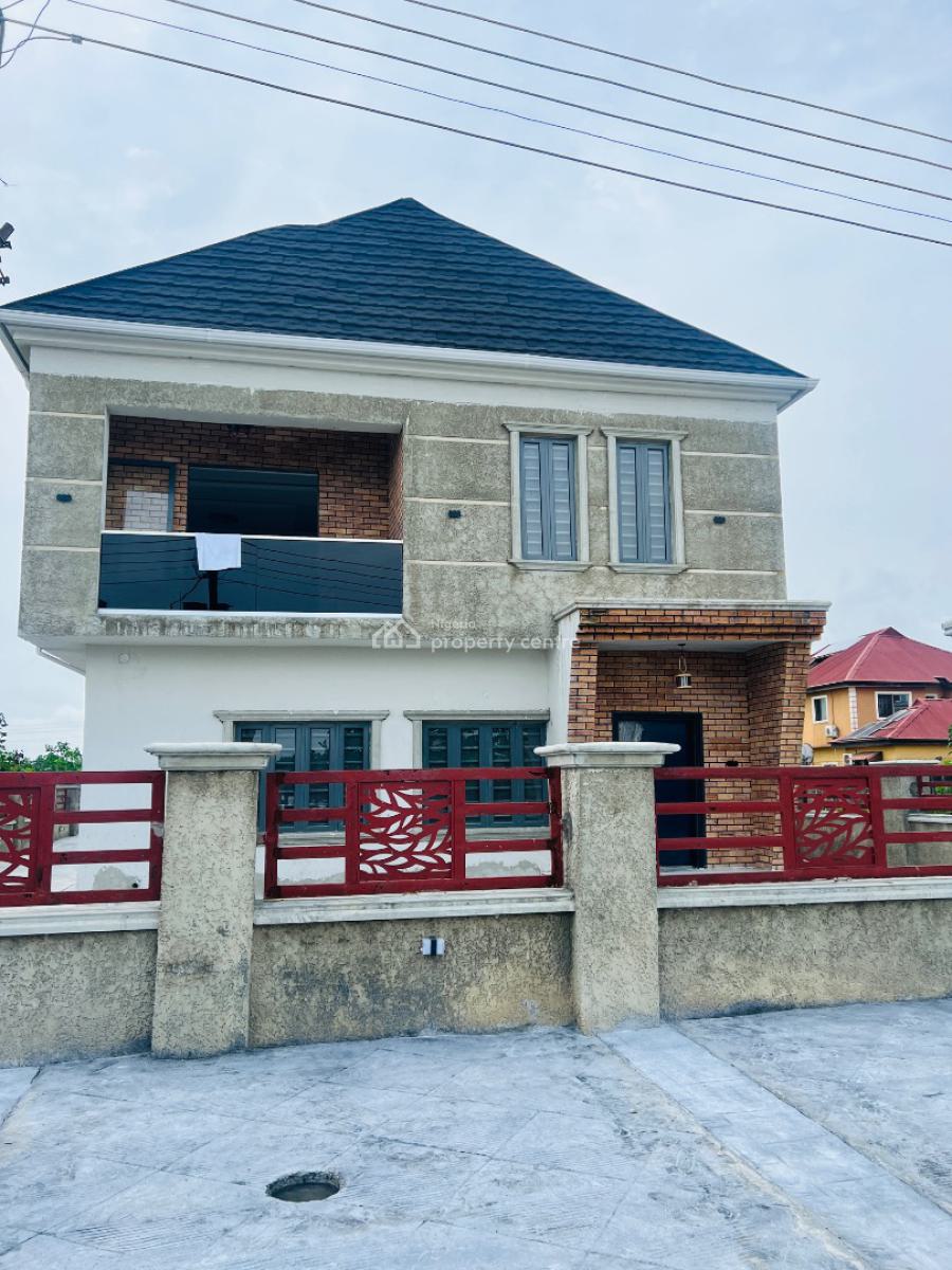 W5 Bedroom Detached Duplex in an Estate with 24hrs Electricity, and Bq, Beachwood Eatate, Bogije, Ibeju Lekki, Lagos, Detached Duplex for Sale