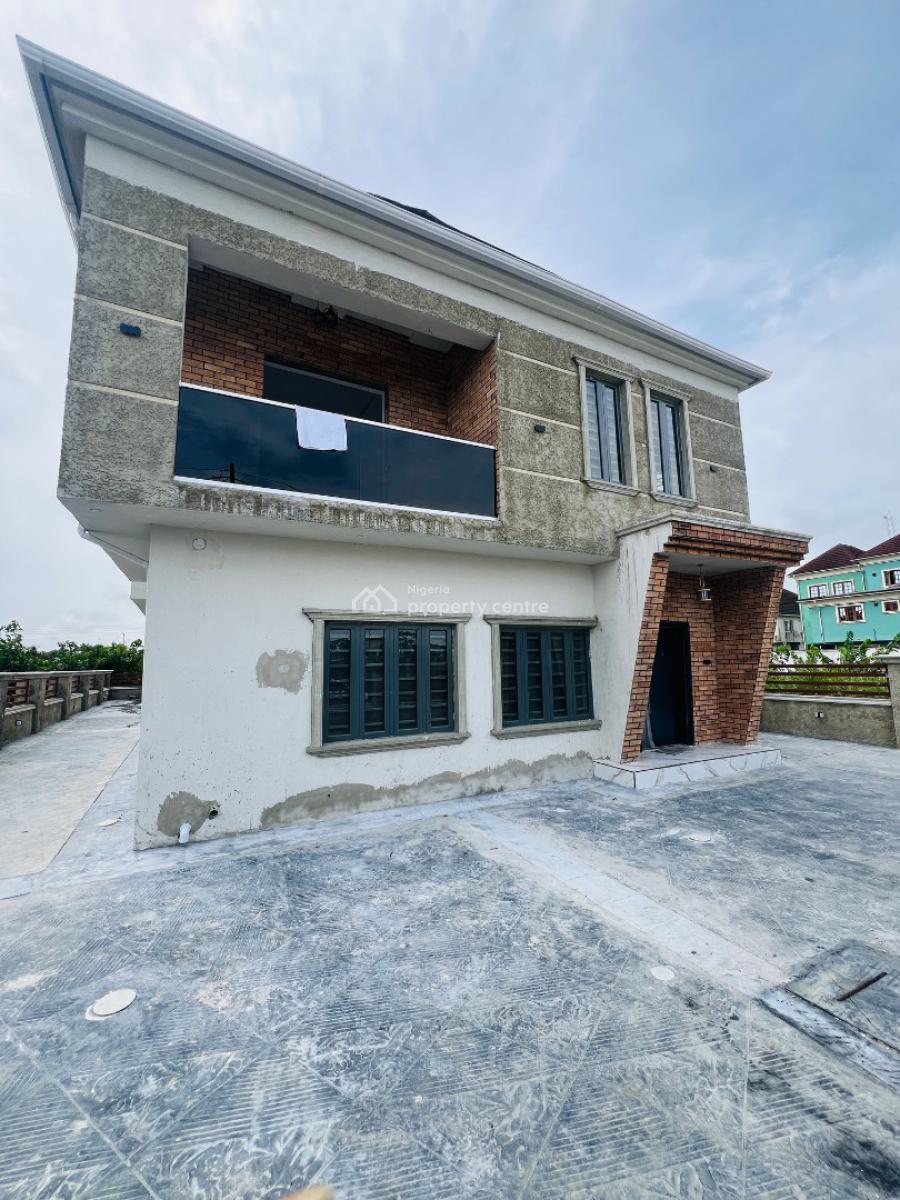W5 Bedroom Detached Duplex in an Estate with 24hrs Electricity, and Bq, Beachwood Eatate, Bogije, Ibeju Lekki, Lagos, Detached Duplex for Sale