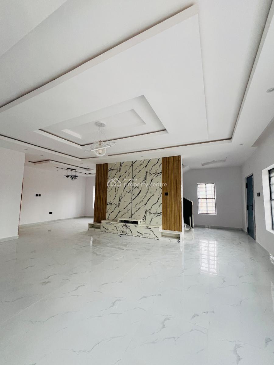 W5 Bedroom Detached Duplex in an Estate with 24hrs Electricity, and Bq, Beachwood Eatate, Bogije, Ibeju Lekki, Lagos, Detached Duplex for Sale