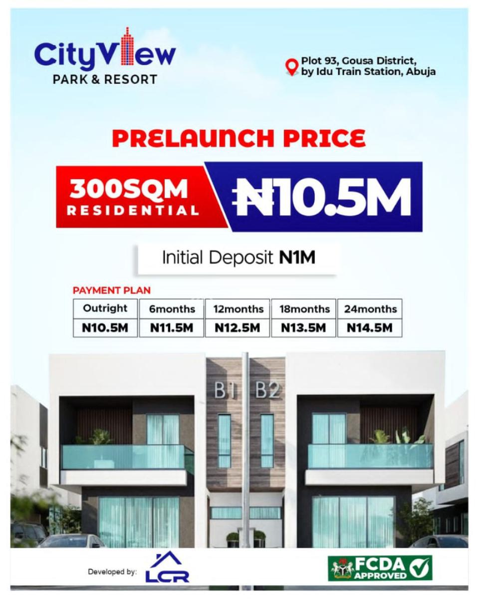 C of O Land on Prelaunch Promo, City View Park & Resort View Gousa, Idu Industrial, Abuja, Mixed-use Land for Sale