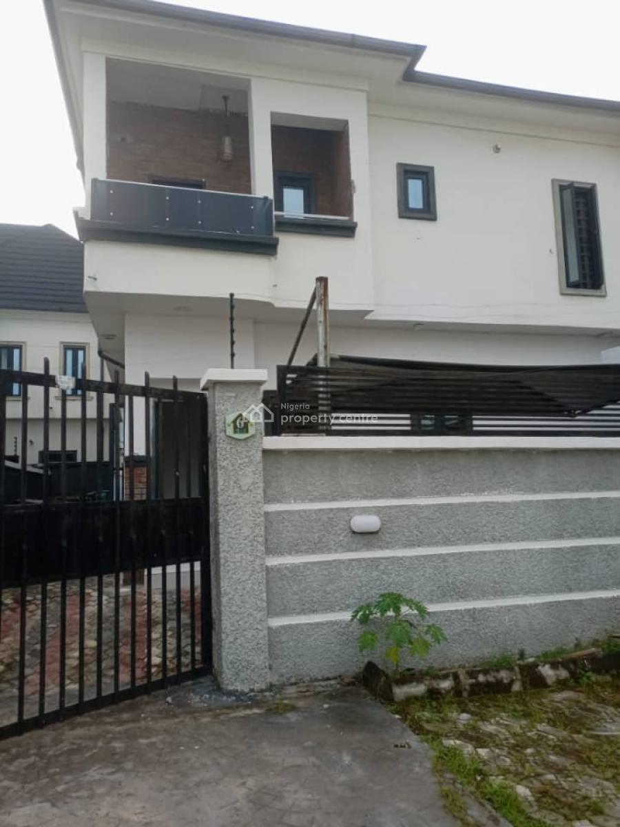 4 Bedroom Semi Detached Duplex with Bq Self Compound, Ikota, Lekki, Lagos, Semi-detached Bungalow for Rent