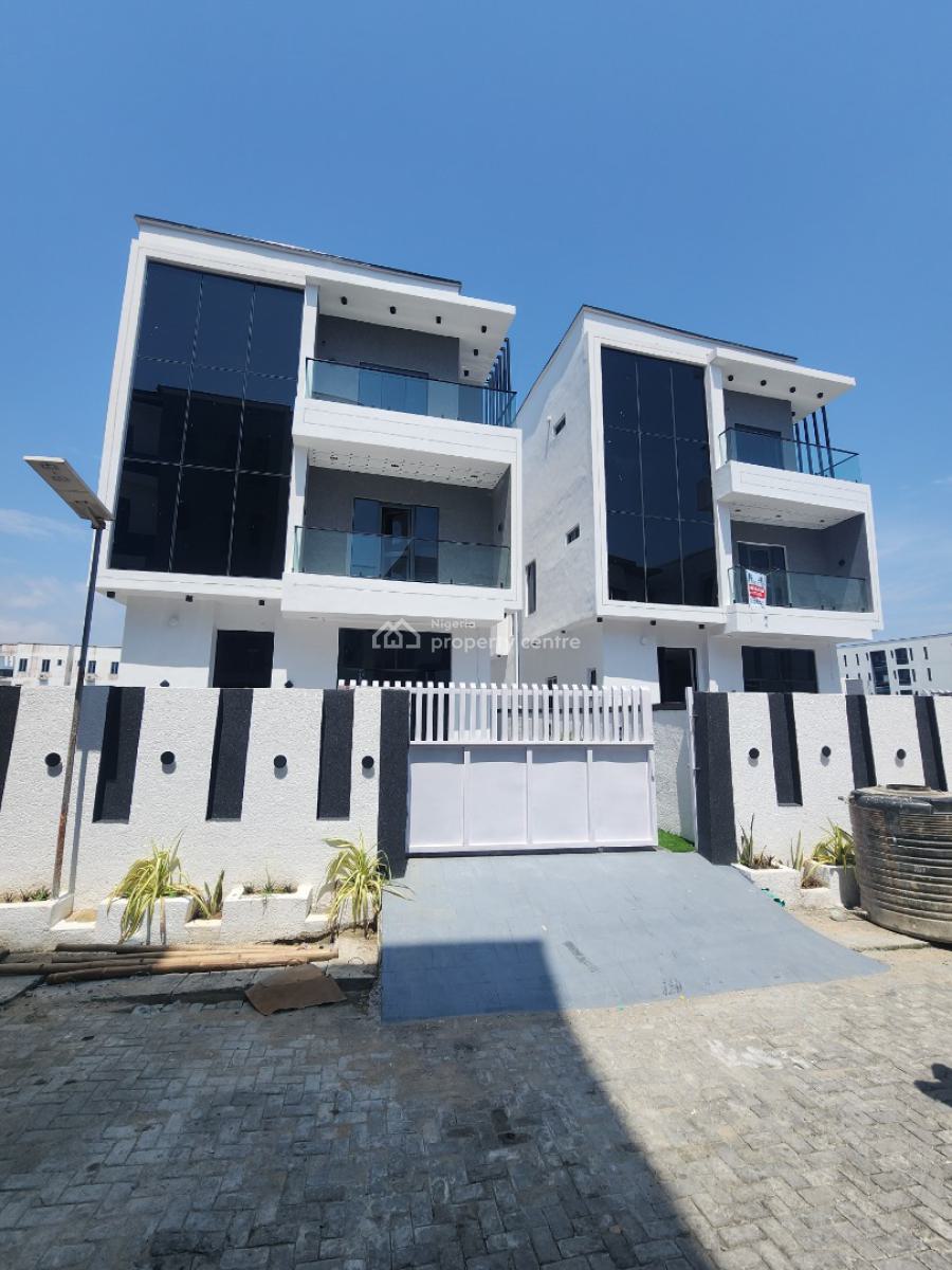 Luxury 5 Bedroom Detached Duplex with Bq, Rooftop in a Secured Estate, Ologolo, Lekki, Lagos, Detached Duplex for Sale
