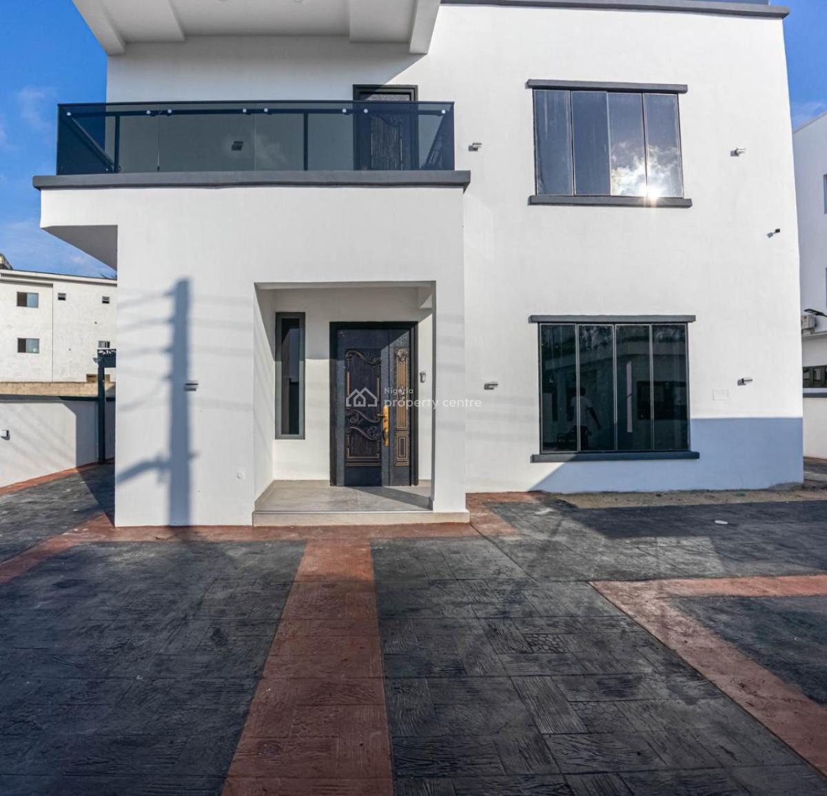 Self Service 4 Bedroom Semi Detached Duplex, Conservative Center Chevron, Lekki, Lagos, Detached Duplex for Rent