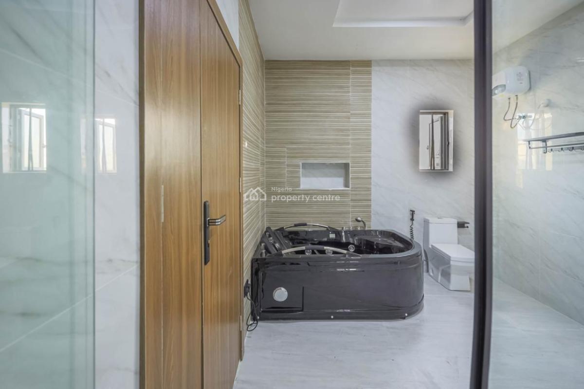 Self Service 4 Bedroom Semi Detached Duplex, Conservative Center Chevron, Lekki, Lagos, Detached Duplex for Rent