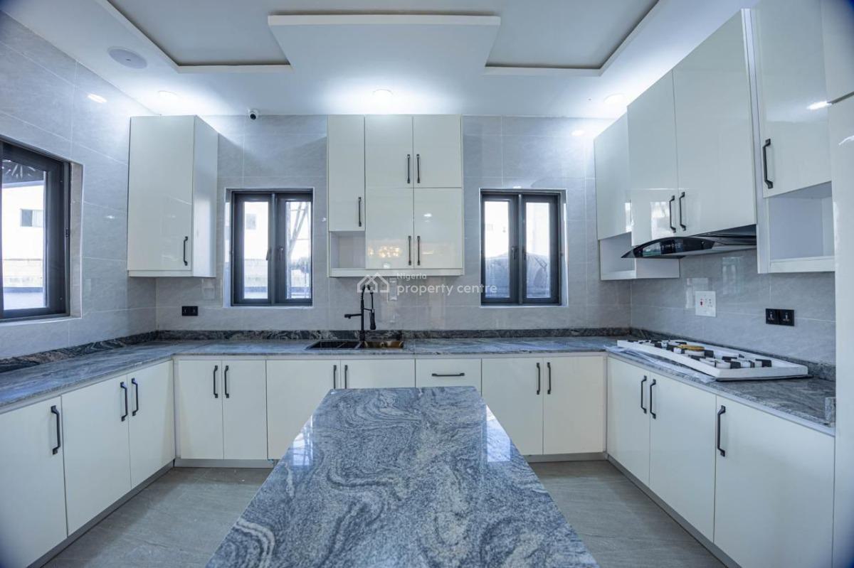 Self Service 4 Bedroom Semi Detached Duplex, Conservative Center Chevron, Lekki, Lagos, Detached Duplex for Rent