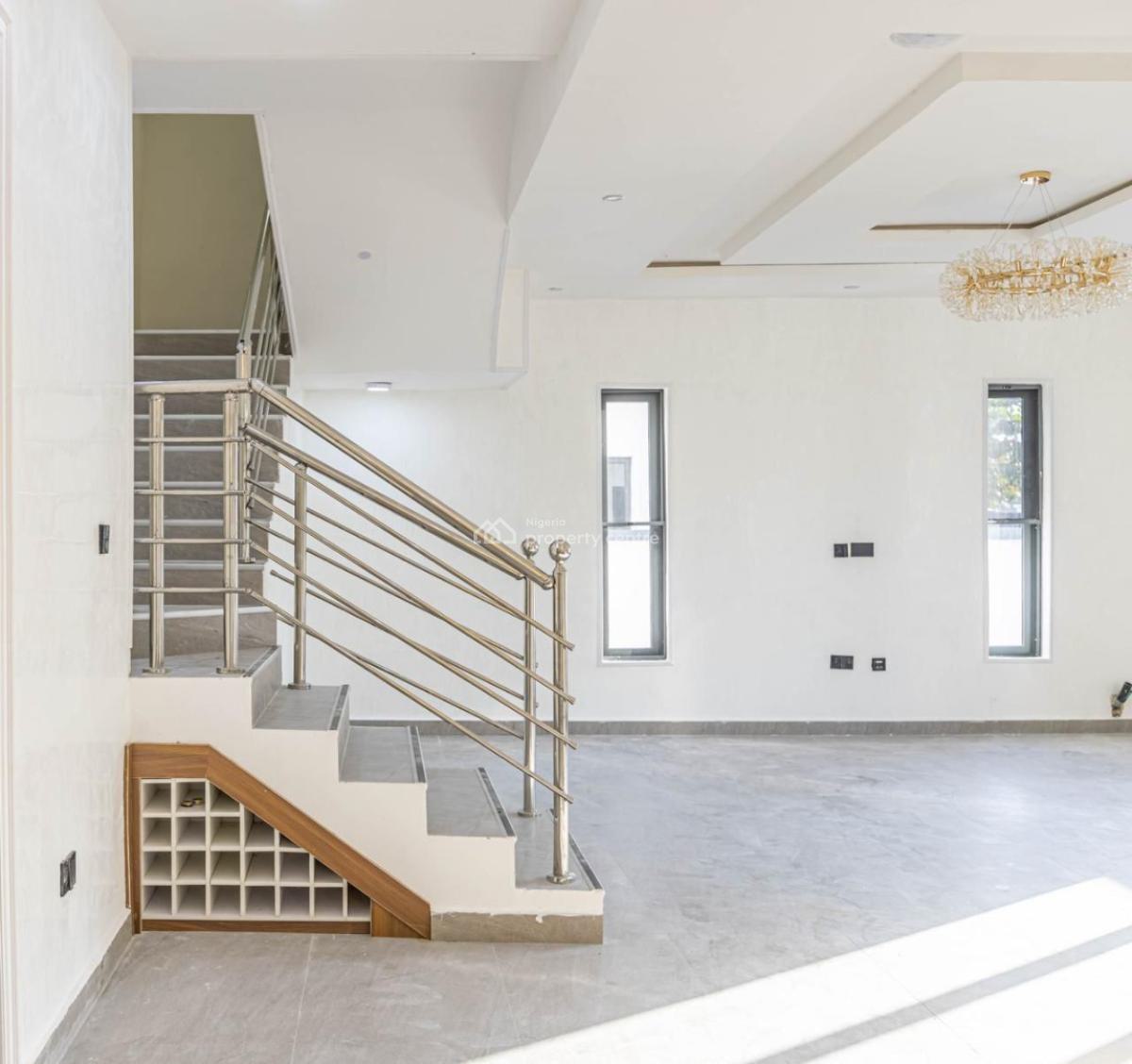 Self Service 4 Bedroom Semi Detached Duplex, Conservative Center Chevron, Lekki, Lagos, Detached Duplex for Rent