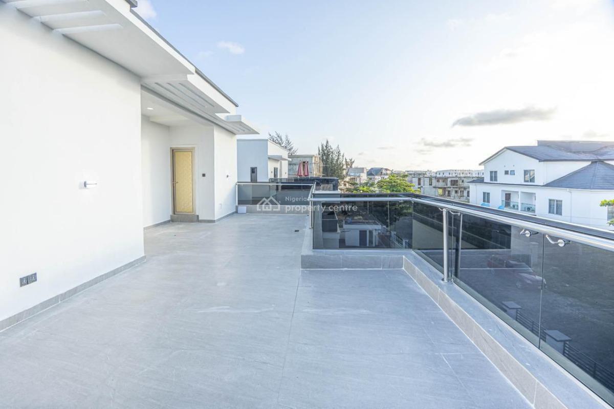 Self Service 4 Bedroom Semi Detached Duplex, Conservative Center Chevron, Lekki, Lagos, Detached Duplex for Rent