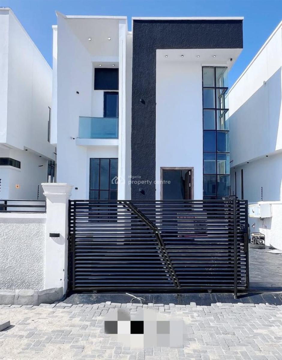 Super Luxurious 4 Bedroom Semi Detached Duplex with Pool, 24/7 Light, Chevron, Lekki, Lagos, Semi-detached Duplex for Sale