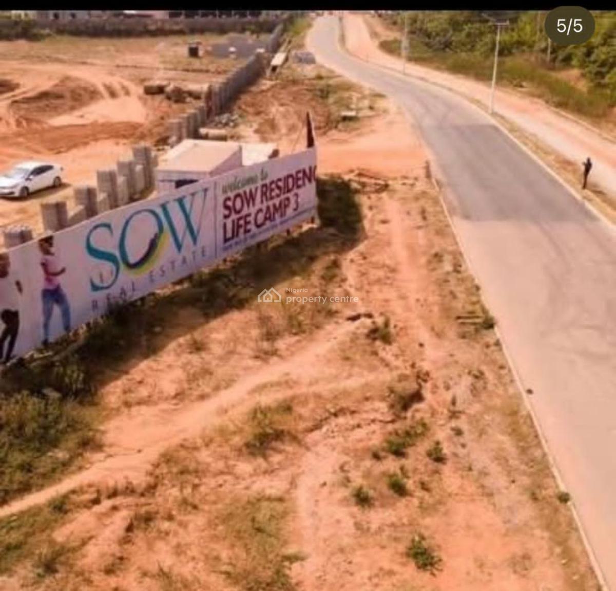 800sqm Plot Land, Life Camp, Abuja, Residential Land for Sale