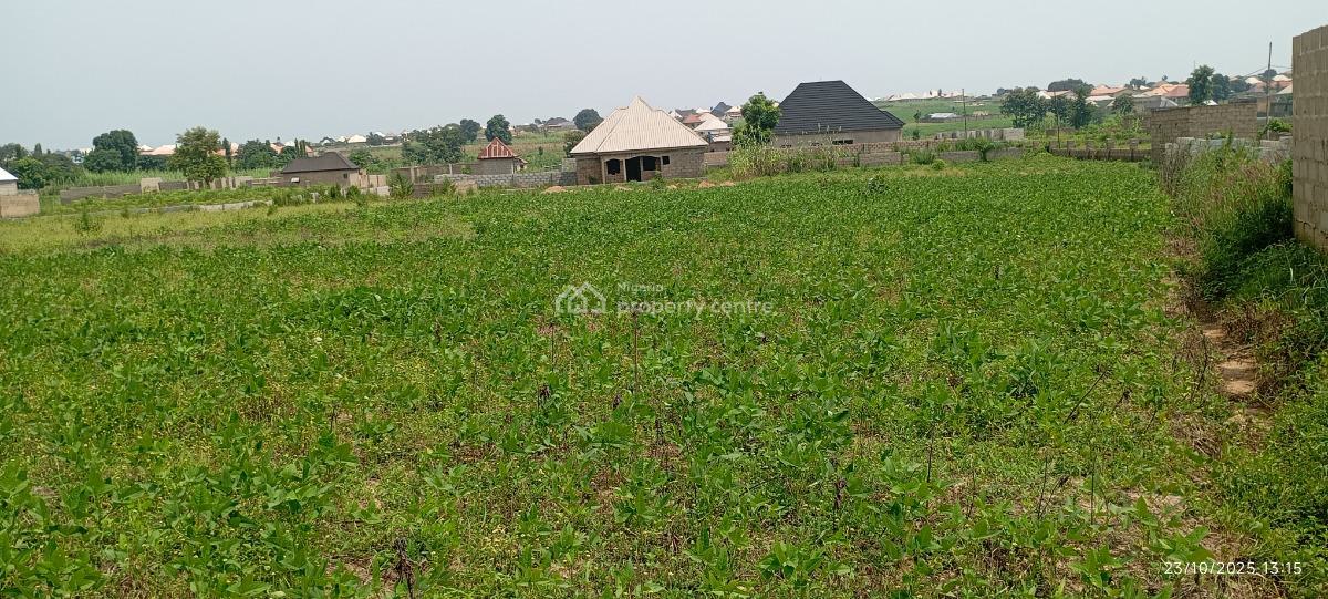 a 6,000sqm Fenced Round Estate Land Is Available, Ado, Karu, Nasarawa, Residential Land for Sale