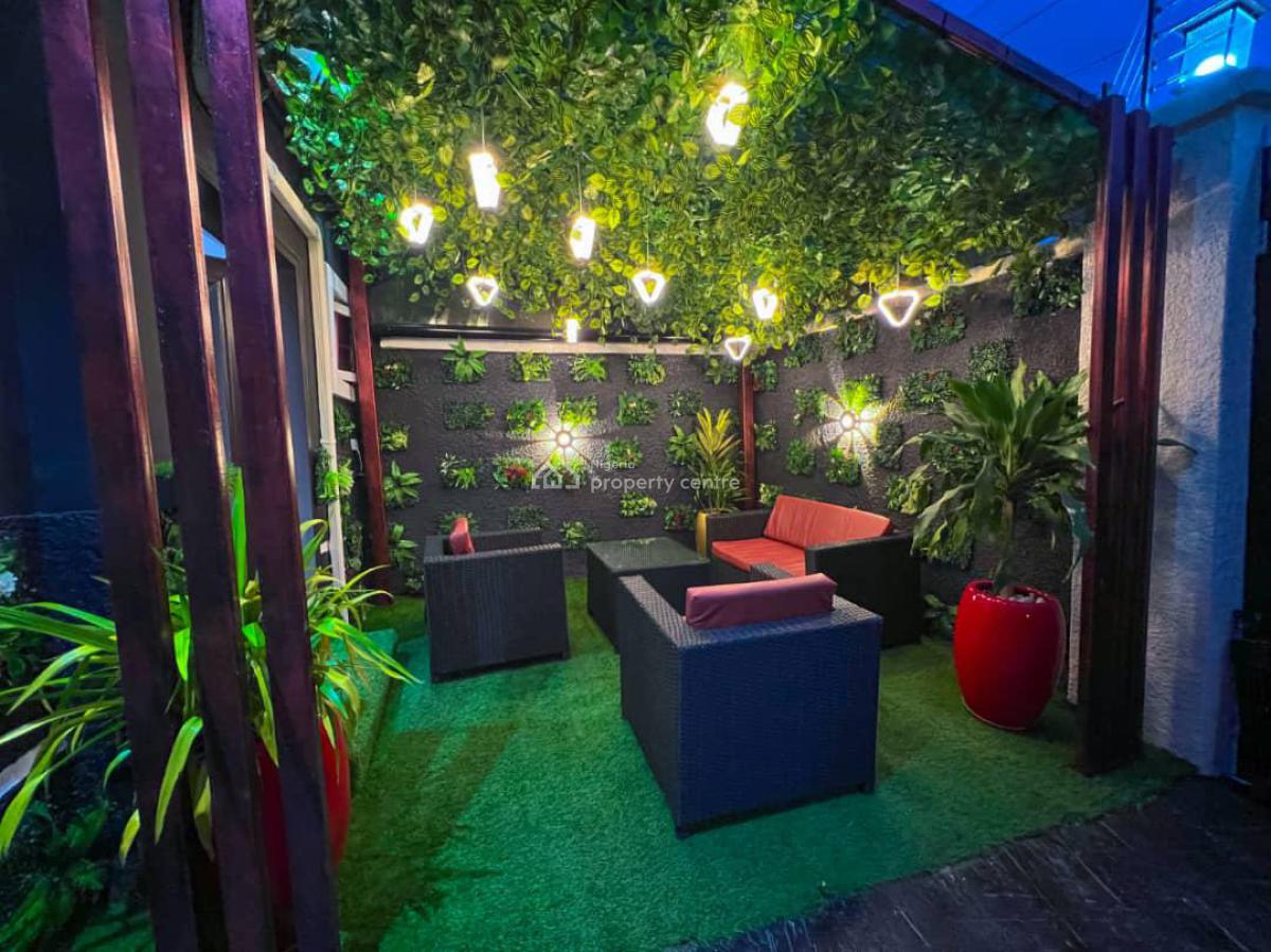 Fully Furnished 4 Bedroom Self Compound with Sit Out Spot, Adelabu, Surulere, Lagos, Detached Duplex Short Let