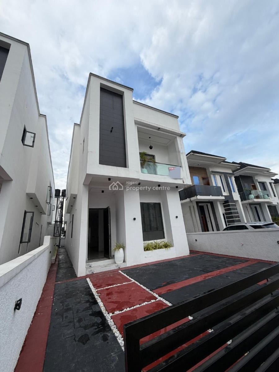 Brand-new 5 Bedroom Fully Detached Duplex with Bq, Lekki Palm City, Ajah, Lagos, Detached Duplex for Sale