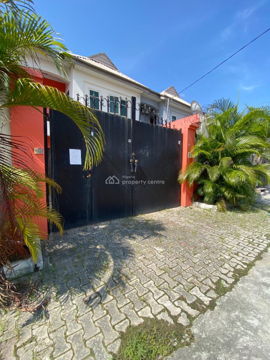 Partly Furnished 3 Bedroom Terrace with Bq and Self Compound, Ikota Villa Estate, Lekki, Lagos, Terraced Duplex for Rent