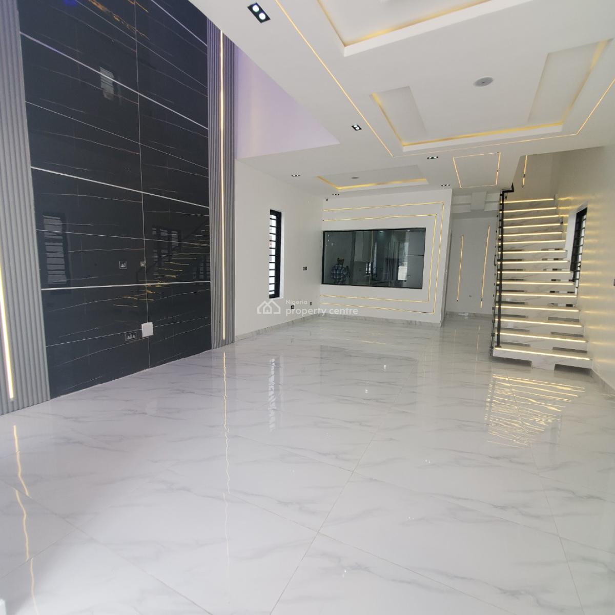 Exquisite 5 Bedroom Duplex Within a Secured with a Pool and Bq, Ologolo, Lekki, Lagos, House for Sale