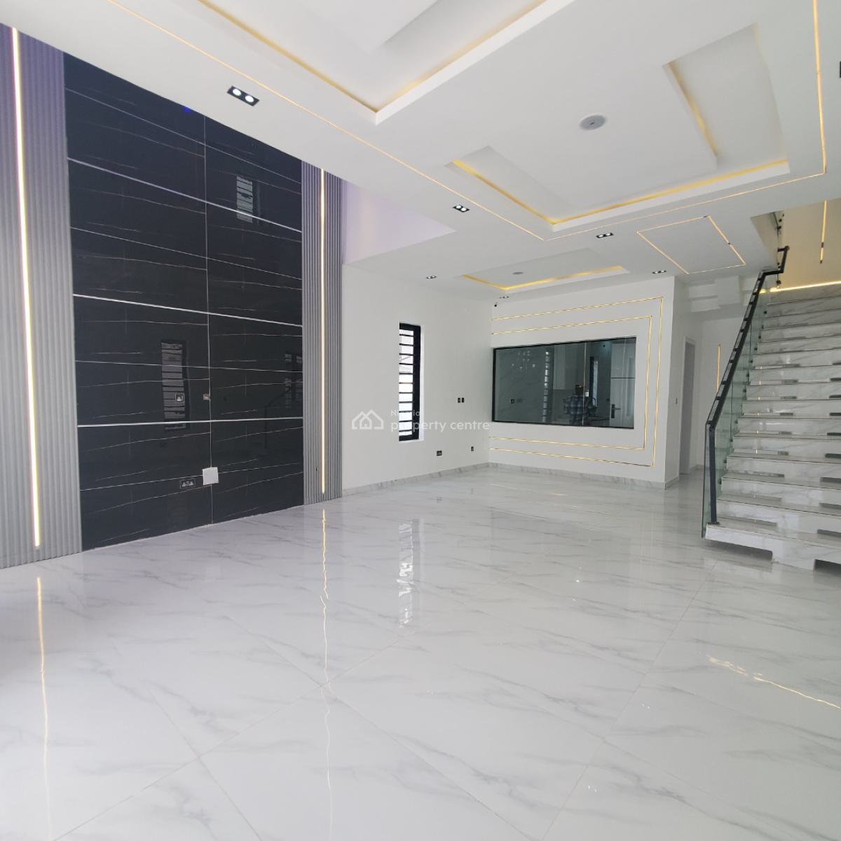 Exquisite 5 Bedroom Duplex Within a Secured with a Pool and Bq, Ologolo, Lekki, Lagos, House for Sale