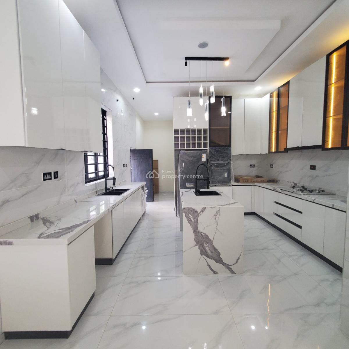 Exquisite 5 Bedroom Duplex Within a Secured with a Pool and Bq, Ologolo, Lekki, Lagos, House for Sale