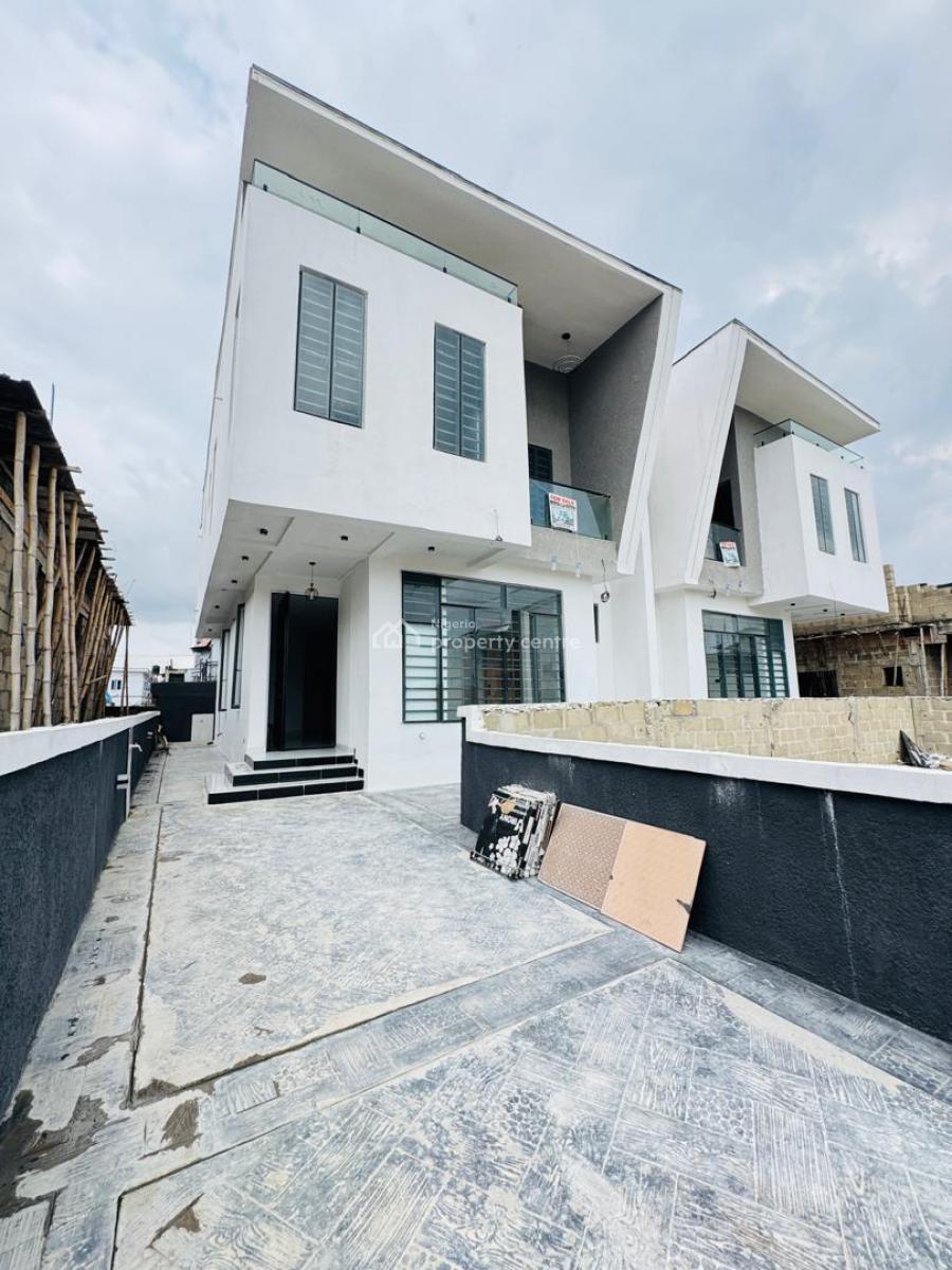 Clean 4 Bedroom Duplex, Sangotedo, Ajah, Lagos, Semi-detached Duplex for Sale