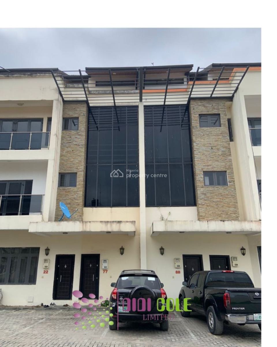 3 Bedroom Townhouse with Bq, Milano Courts, Ikate, Lekki, Lagos, Land for Rent