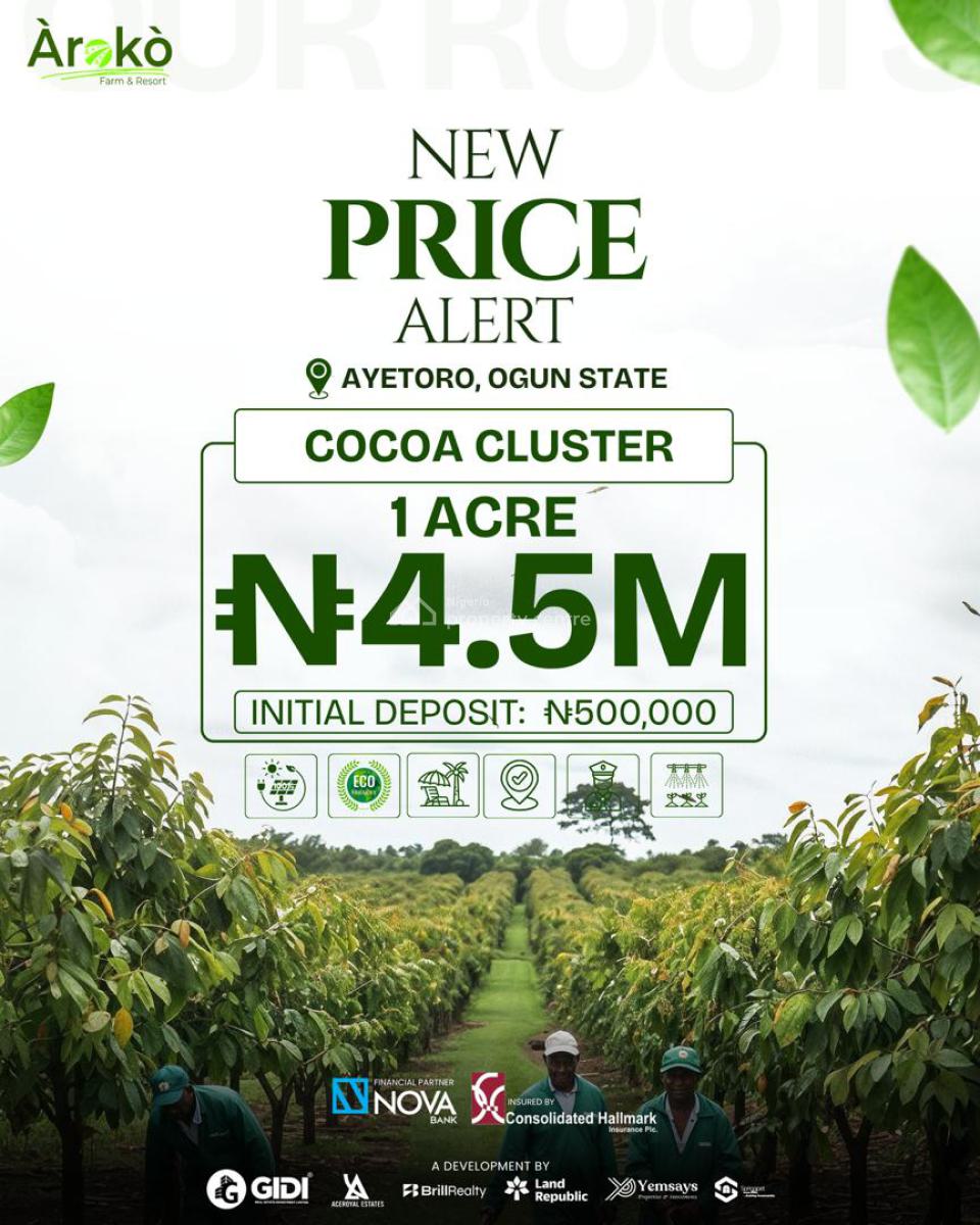 Invest in Cocoa Plantation for Generational Wealth Creation, Aiyetoro, Yewa North, Ogun, Mixed-use Land for Sale